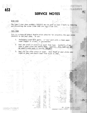 Default 2 Diagram and Parts List for 9652 Type 1 Porter Cable Planer Jointer